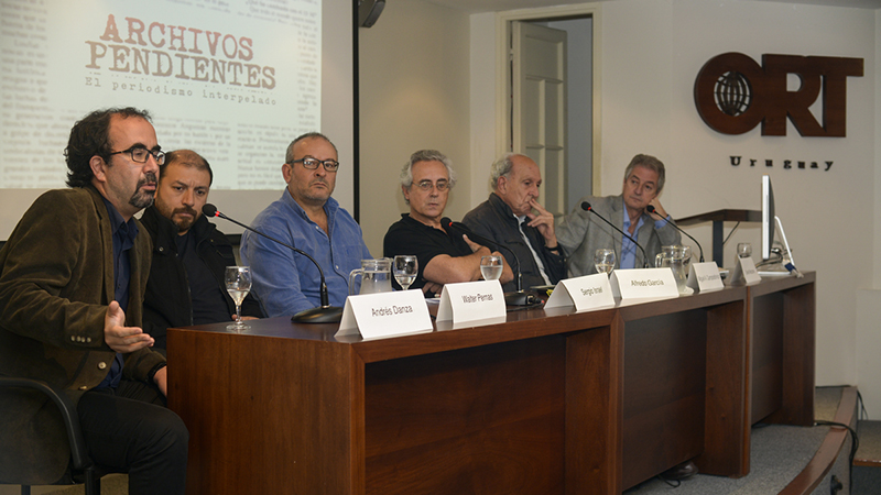 Mesa del segundo encuentro de Archivos Pendientes. Foto: Universidad ORT Uruguay.